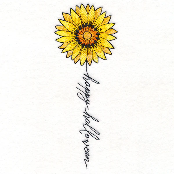 Happy Halloween Bloom Sunflower - Image 3