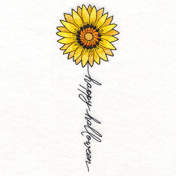 Happy Halloween Bloom Sunflower - Image 4