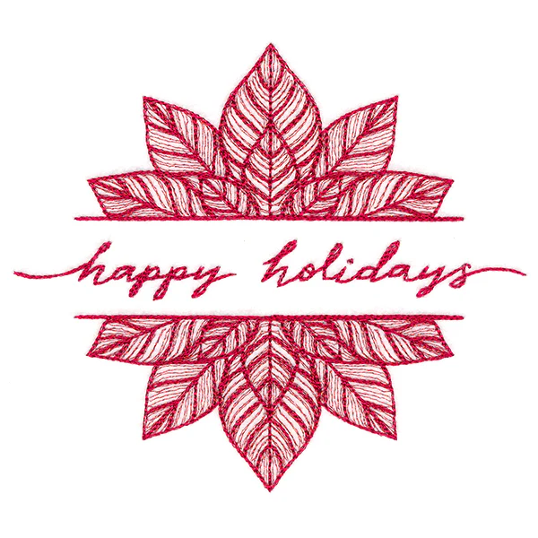 Happy Holidays Poinsettia - Image 3
