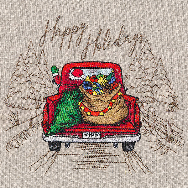 Happy Holidays Retro Truck Medley - Image 2