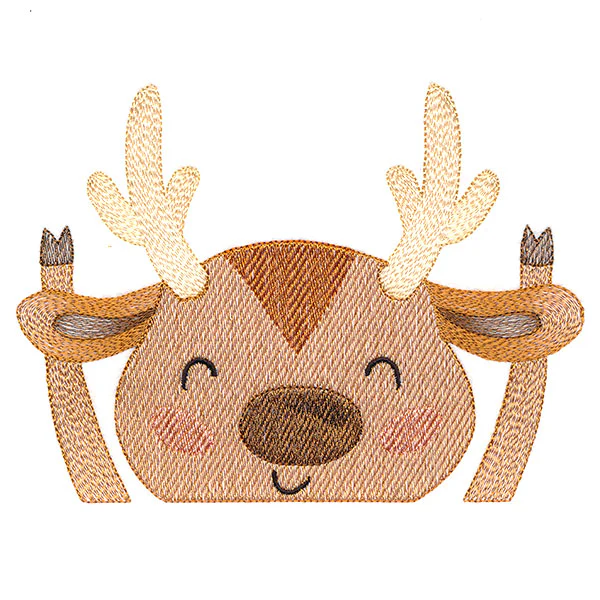 Happy Reindeer Pocket Peeker - Image 7