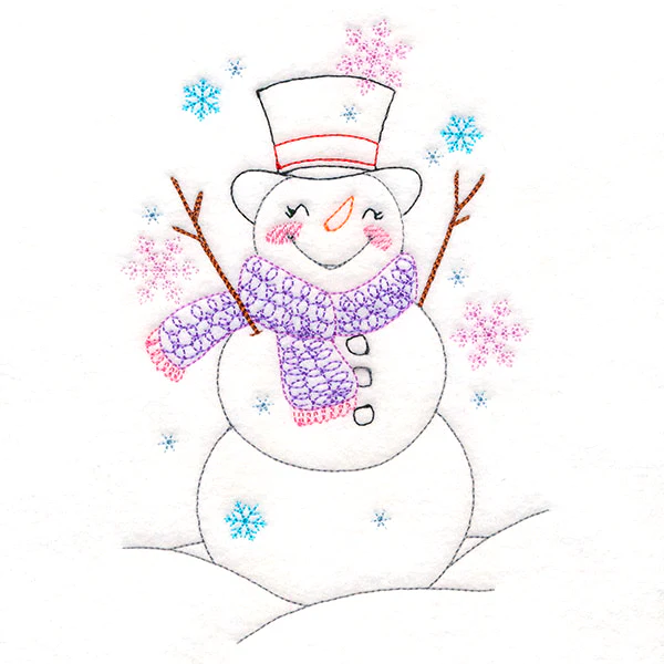 Happy Snowman (Vintage) - Image 3