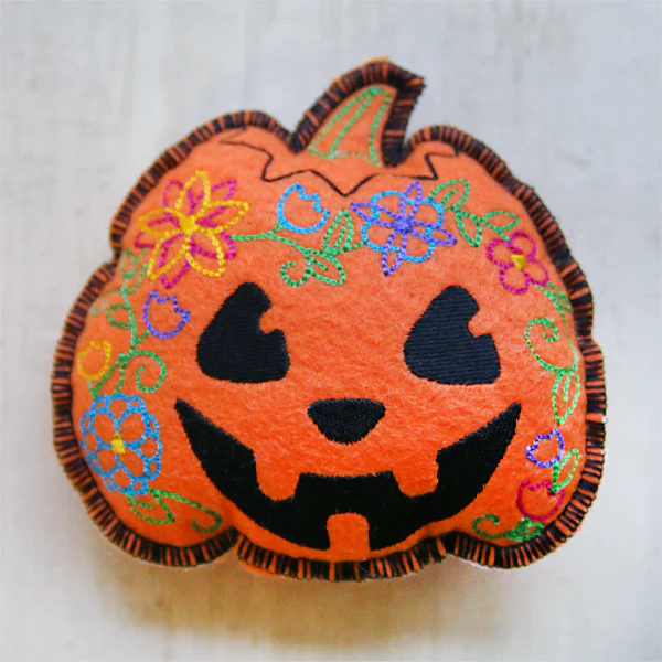 Heirloom Jack o' Lantern Stuffie (In-the-Hoop) - Image 3