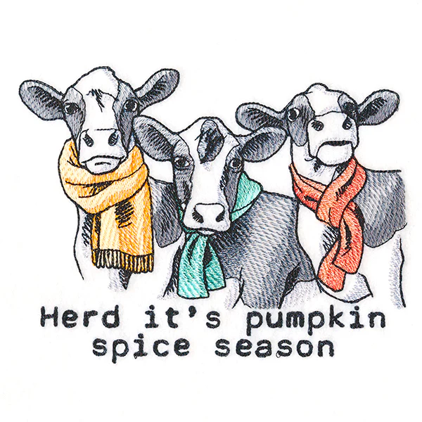 Herd It's Pumpkin Spice Season Cows - Image 5