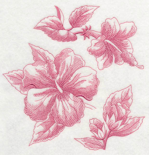 Hibiscus Botanical (Toile) - Image 6