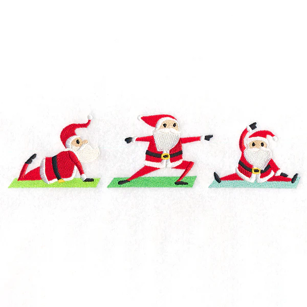 Ho-Ho-Yoga Santa Border - Image 2