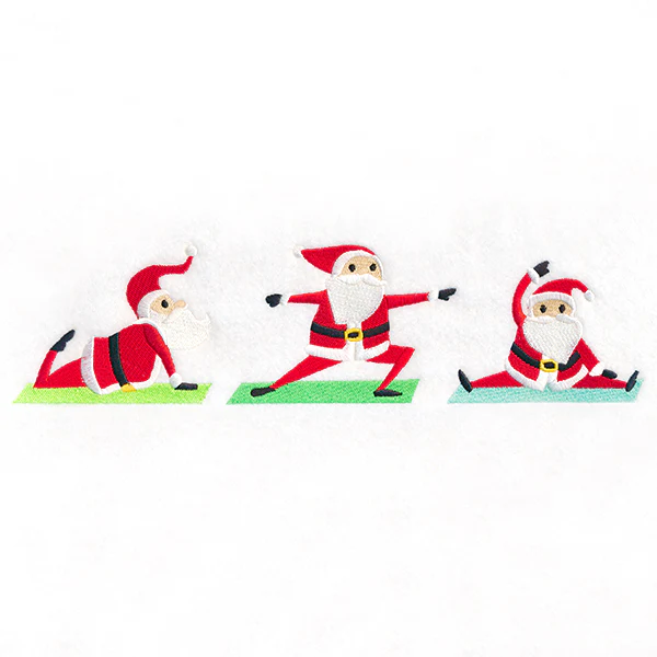 Ho-Ho-Yoga Santa Border - Image 5