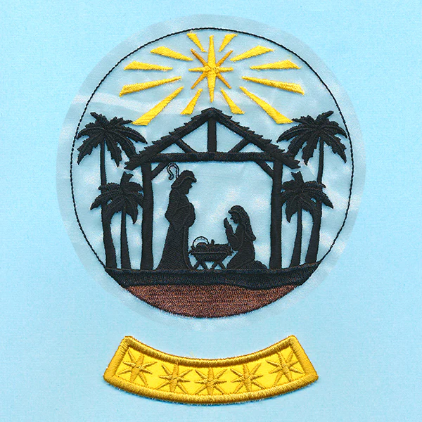Holy Family Snowglobe (Organza) - Image 2