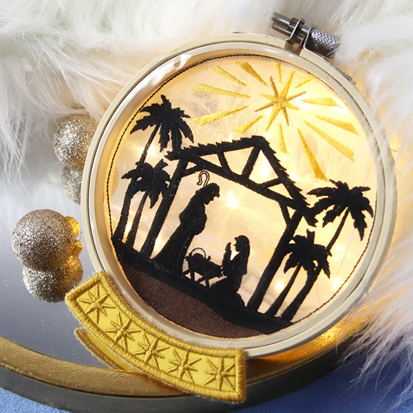 Holy Family Snowglobe (Organza) - Image 3