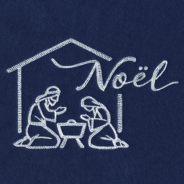 Holy Family with Noel (Whitework) - Image 2