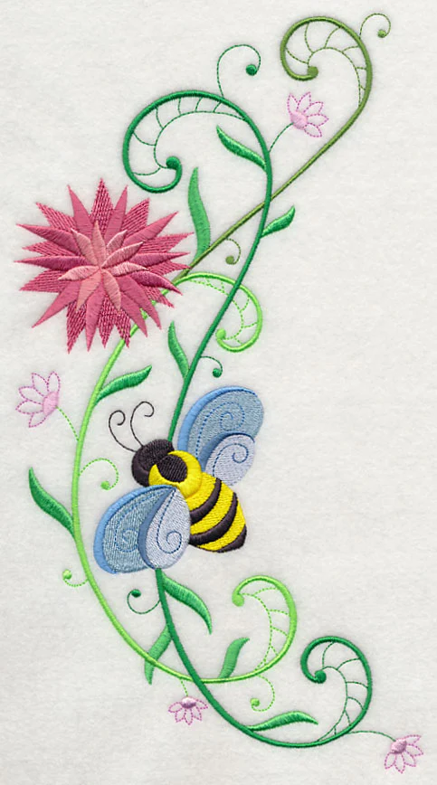 Honeybee Blossoms Spray - Image 5