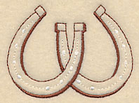 Horseshoes Crossed