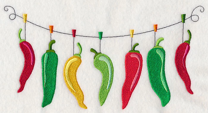 Hot Peppers Clothesline - Image 4
