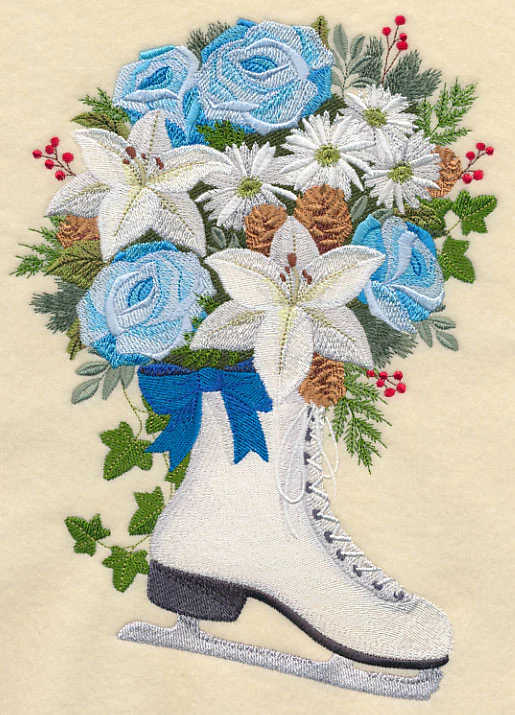 Ice Skate and Winter Bouquet - Image 4