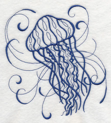 Intricate Ink Sea Life - Jellyfish - Image 2