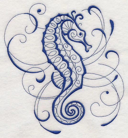 Intricate Ink Sea Life - Seahorse - Image 12