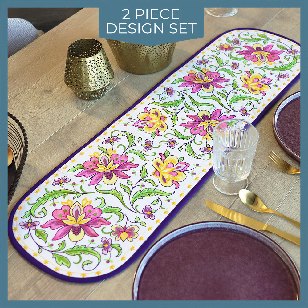 Jacobean Florals Table Runner Set - Image 23