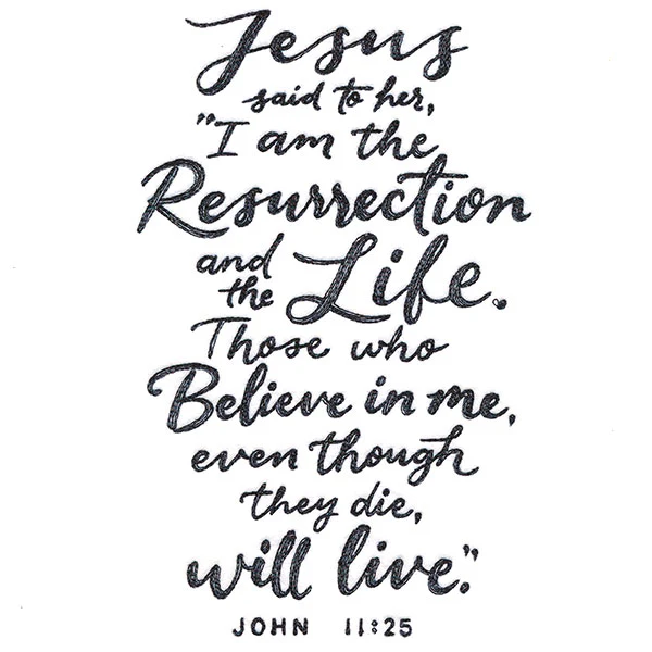 John 11:25 Scripture - Image 3