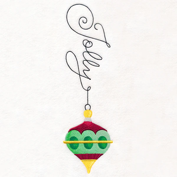 Jolly Christmas Ornament