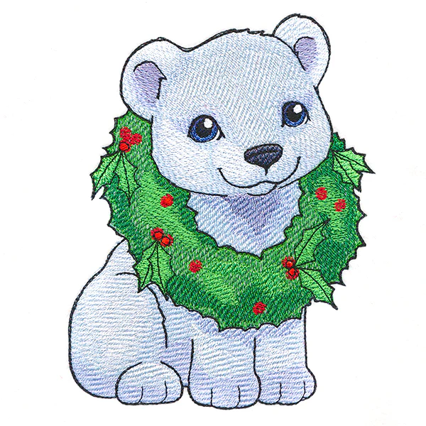 Jolly Christmas Polar Bear - Image 2