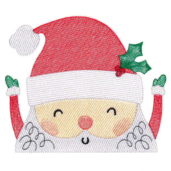 Jolly Santa Pocket Peeker - Image 3
