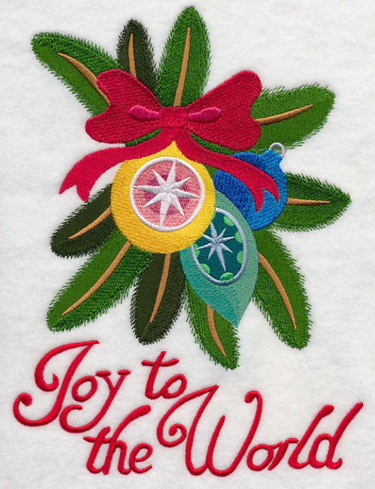 Joy to the World Christmas Bouquet - Image 4
