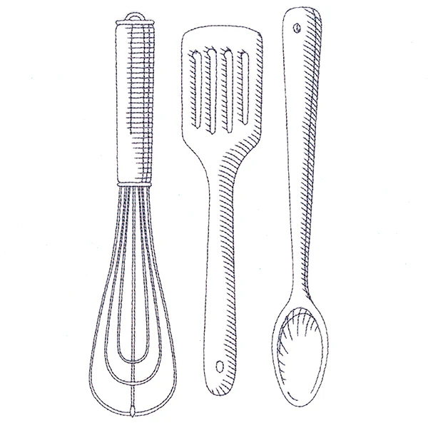 Kitchen Etchings - Cooking Utensils - Image 3