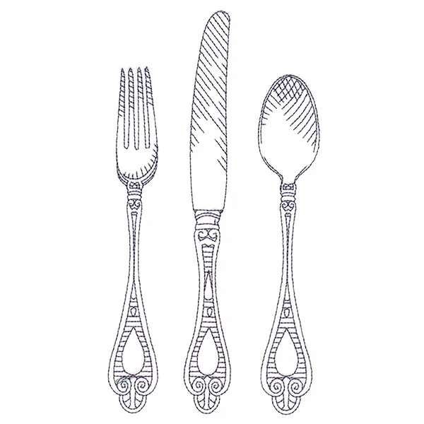 Kitchen Etchings - Cutlery Set - Image 3