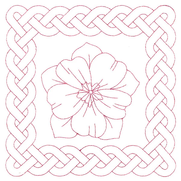 Knotwork and Blooms - Cosmos (Double Run) - Image 2