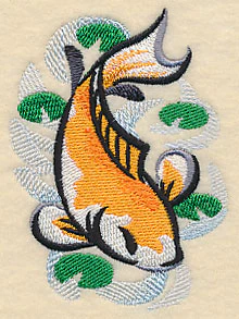 Koi Fish in Asian Watercolor - Image 3