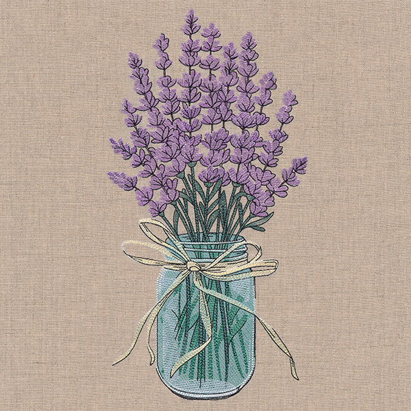 Lavender Canning Jar Bouquet - Image 9