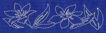 Lily Sashiko Border (Single Run) - Image 3