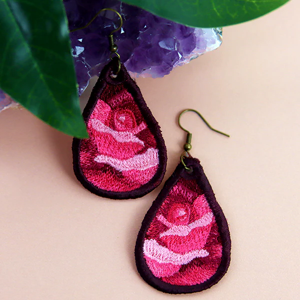 Lively Rose Earrings (Miniature) - Image 2