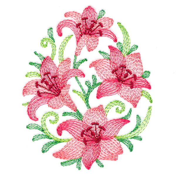 Lovely Lilies Easter Egg - Image 4