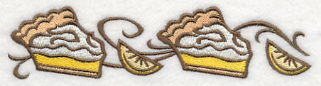 Luscious Lemon Meringue Pie Border - Image 4