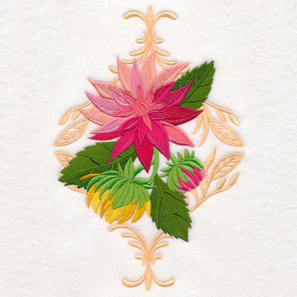 Lush Damask Dahlias - Image 4