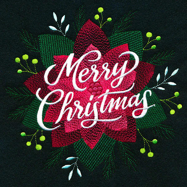 Lush Floral Merry Christmas - Image 2