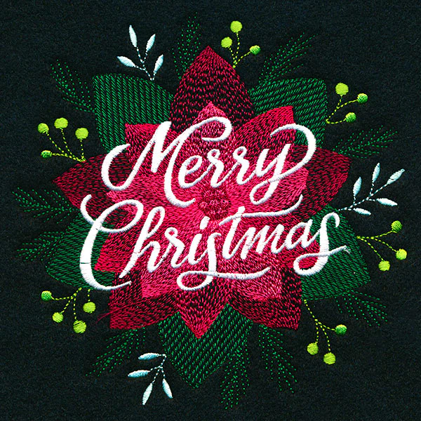 Lush Floral Merry Christmas - Image 3
