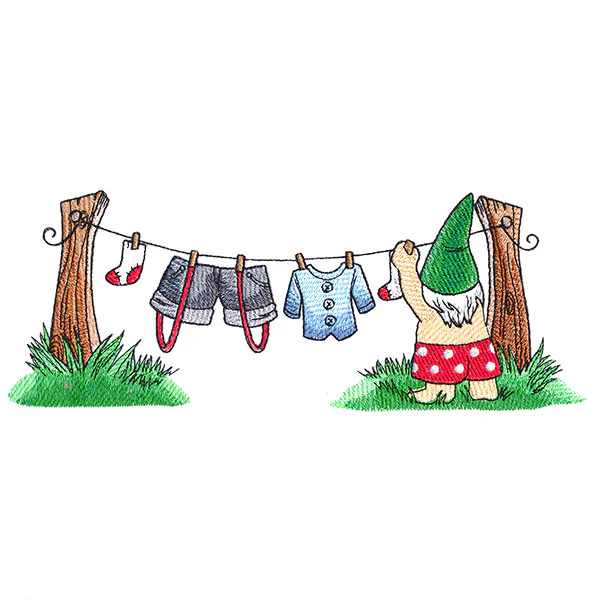 Magical Gnome Clothesline - Image 2