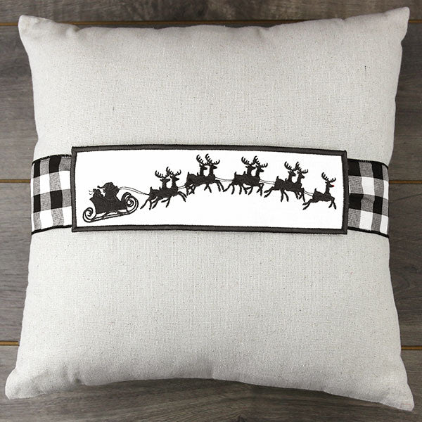 Magical Sleigh Ride Pillow Wrap (In-the-Hoop) - Image 3