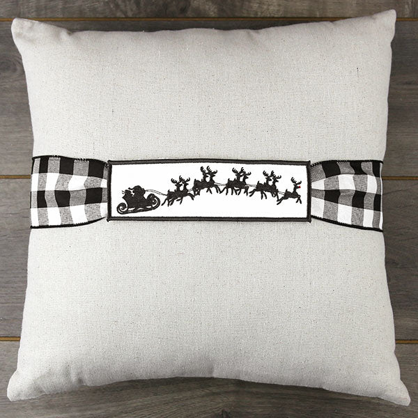 Magical Sleigh Ride Pillow Wrap (In-the-Hoop) - Image 5