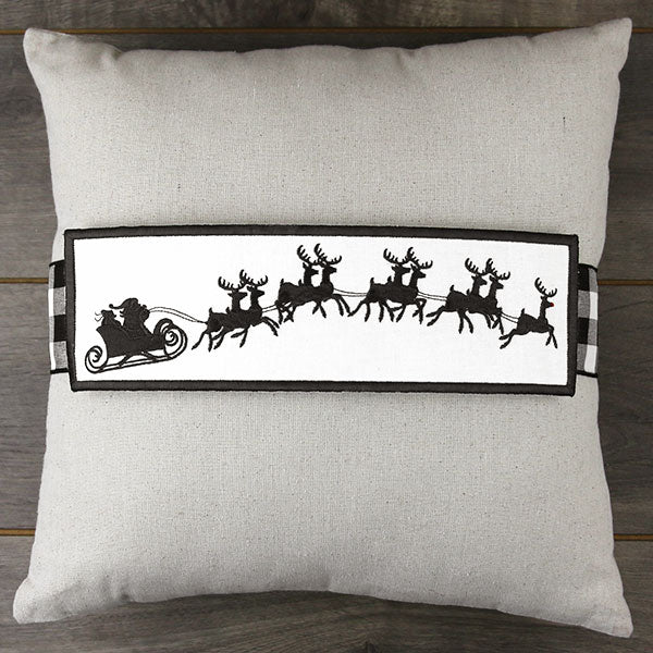 Magical Sleigh Ride Pillow Wrap (In-the-Hoop) - Image 7