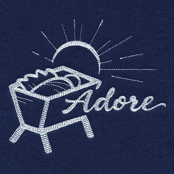 Manger with Adore (Whitework) - Image 2