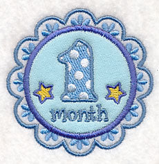 Medallion - 1 Month (Applique) - Image 3
