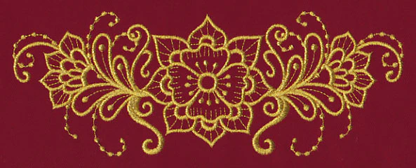 Mehndi Beauty (Goldwork) - Image 5