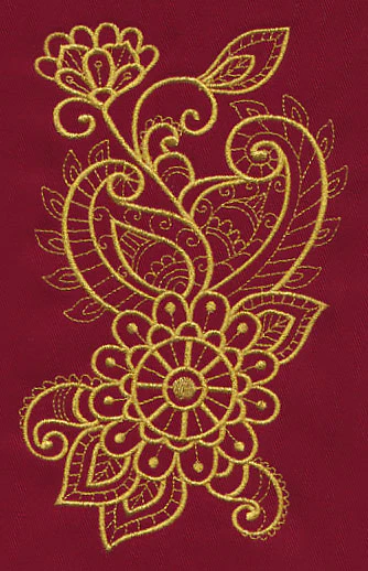 Mehndi Brilliance (Goldwork) - Image 4