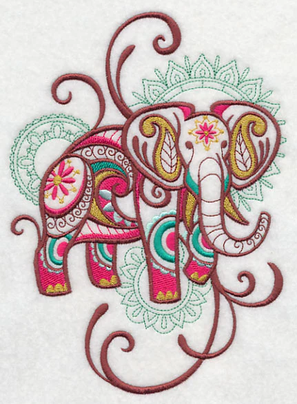 Mehndi Elephant Spray - Image 2