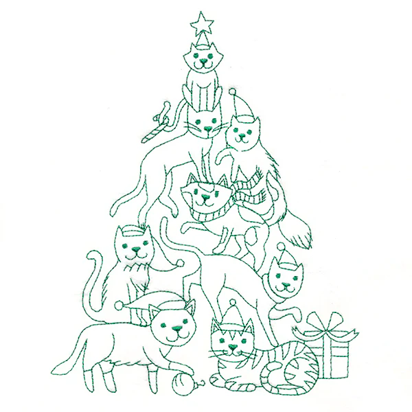 Meowy Christmas Tree Stack - Image 2