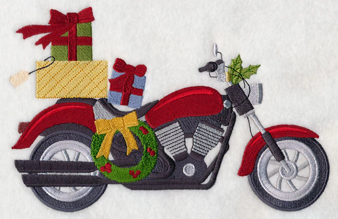 Merry Christmas Motorcycle - Image 4