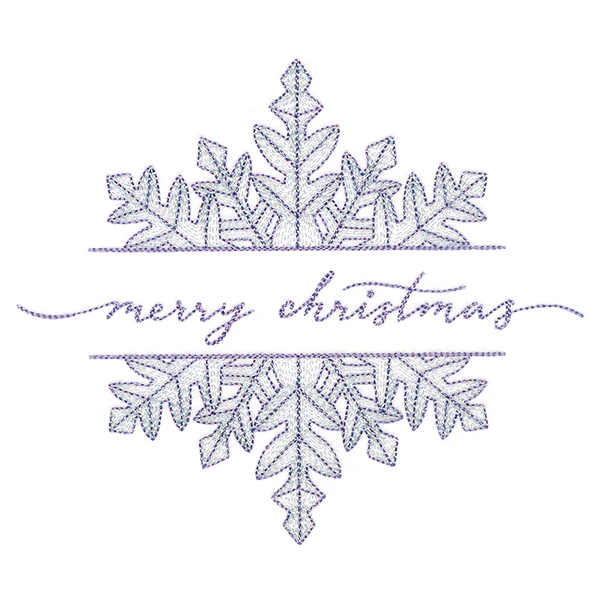 Merry Christmas Snowflake - Image 2